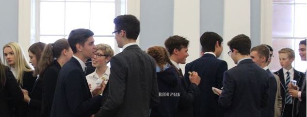 Students in Academy Hall