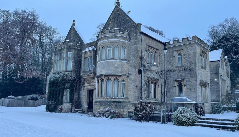 St Mary's in the snow